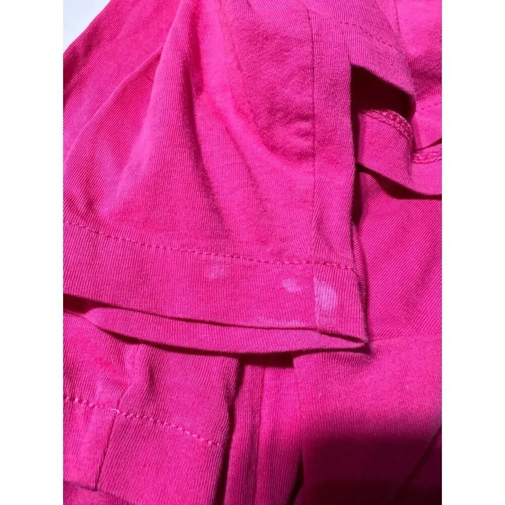 J Crew Hot Pink Tissue Turtleneck Top Women's Small